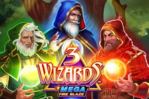 Playtech : Mega Fire Blaze: 3 Wizards - KISS69