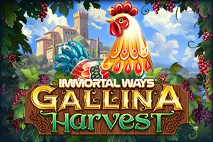 Playtech : Immortal Ways Gallina Harvest - KISS69