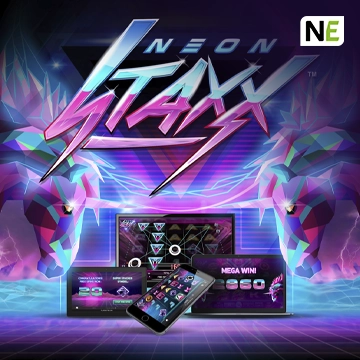 NetEnt : Neon Staxx - KISS69