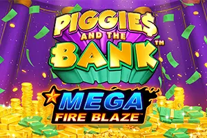 Playtech : Mega Fire Blaze: Piggies and the Bank™ PPJP - KISS69